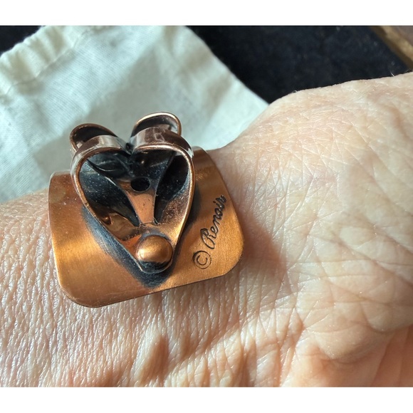 Vintage Renoir copper bracelet.  Some scratches as vintage has but GUC - Picture 11 of 11